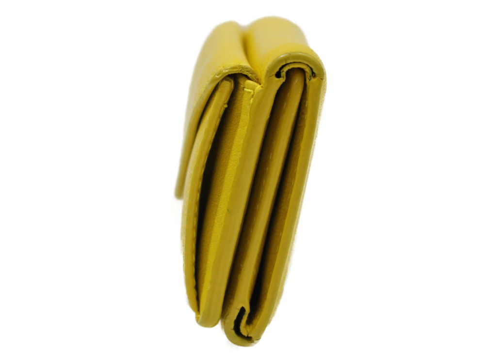 Balenciaga Paper Folding Yellow Wallet